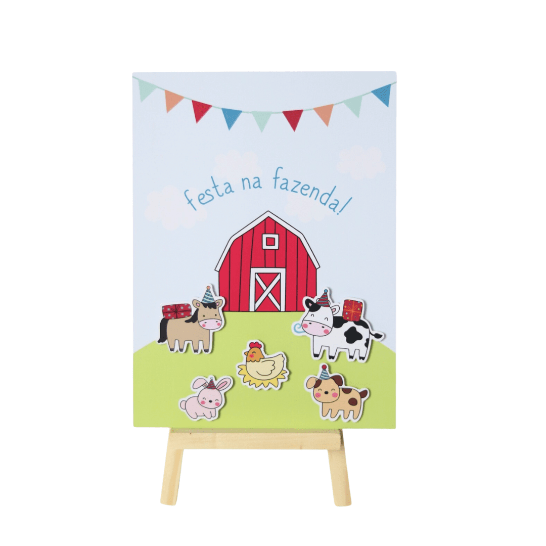 - Quadrinho de Mesa - Fazendinha