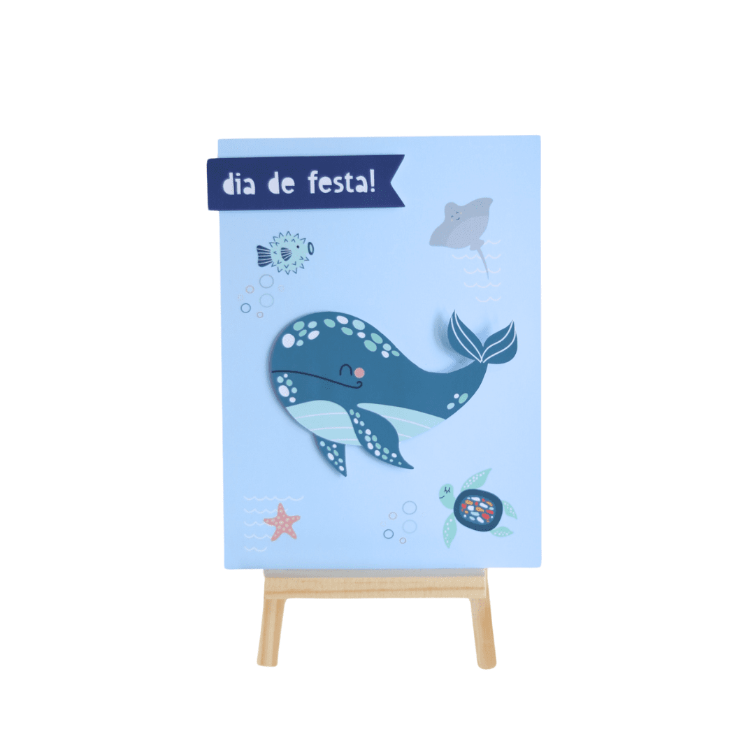 - Quadrinho de Mesa - Fundo do Mar