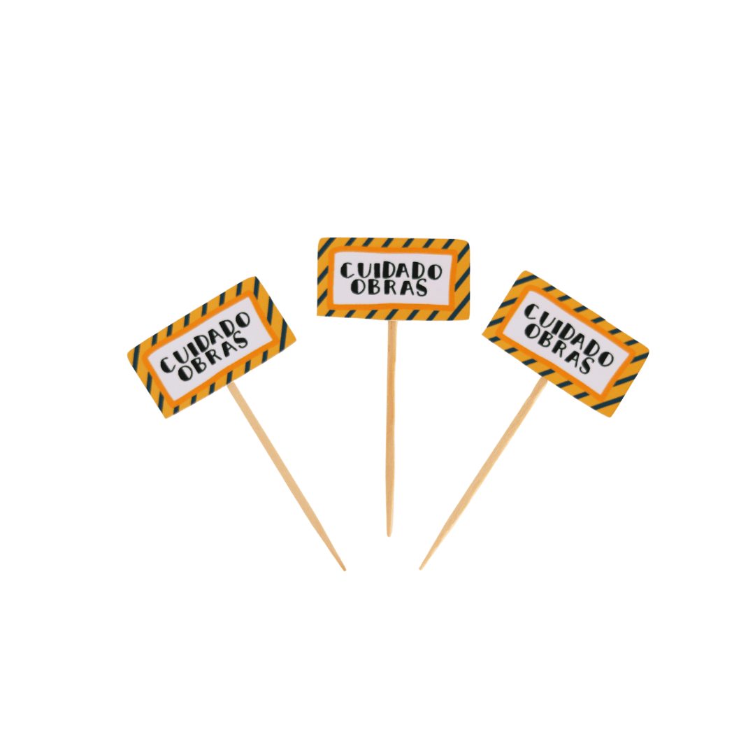 - Topinhos para Cupcakes - 10 unidades - Construção