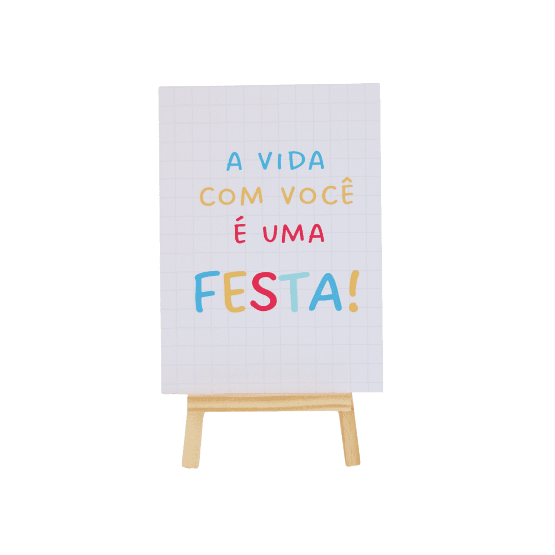 - Quadrinho de Mesa - Música - Modelo 2