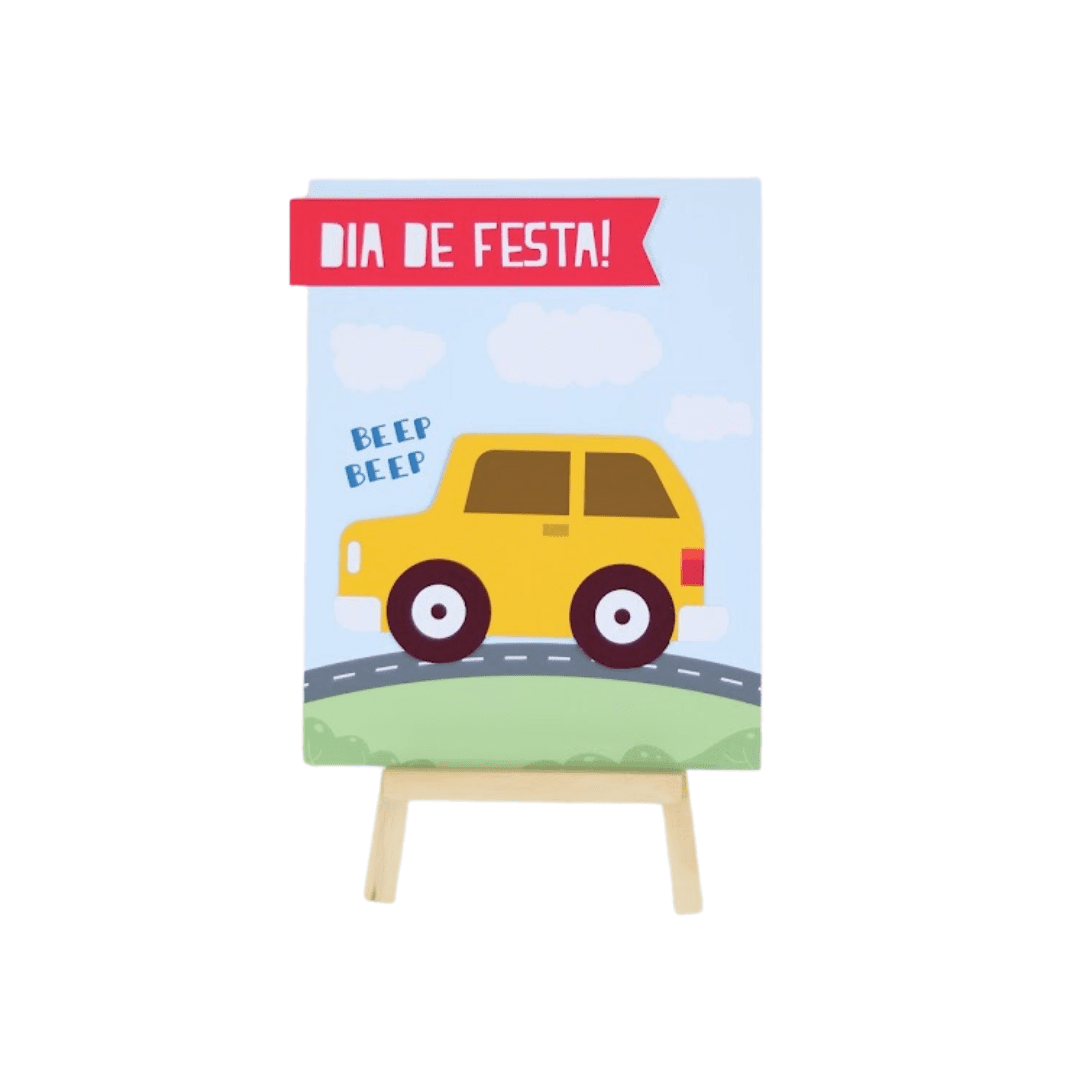 - Quadrinho de Mesa 1 - Carrinhos