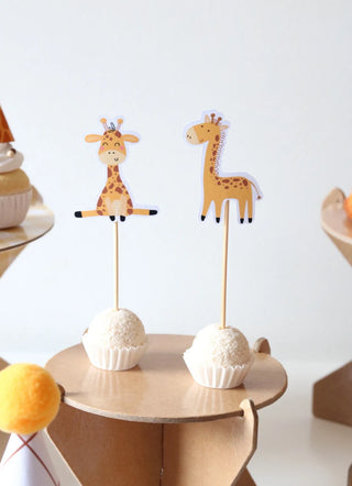 Decoração de festa tema Girafa montada