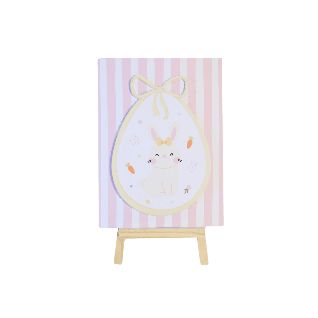 Quadrinho de Mesa - Páscoa - Modelo Rosa