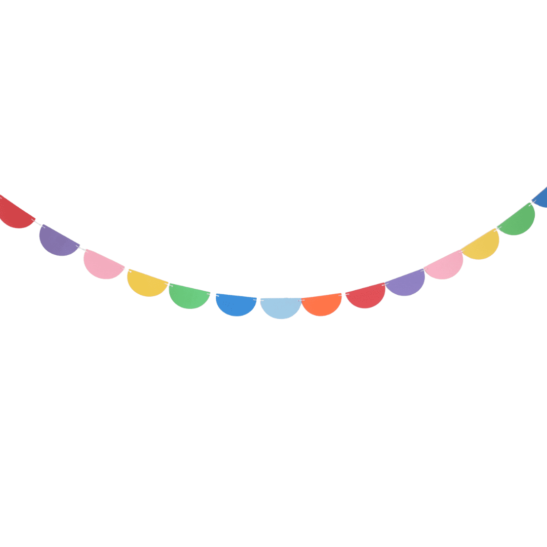 - Bandeirola Mini Meia Lua - Carnaval