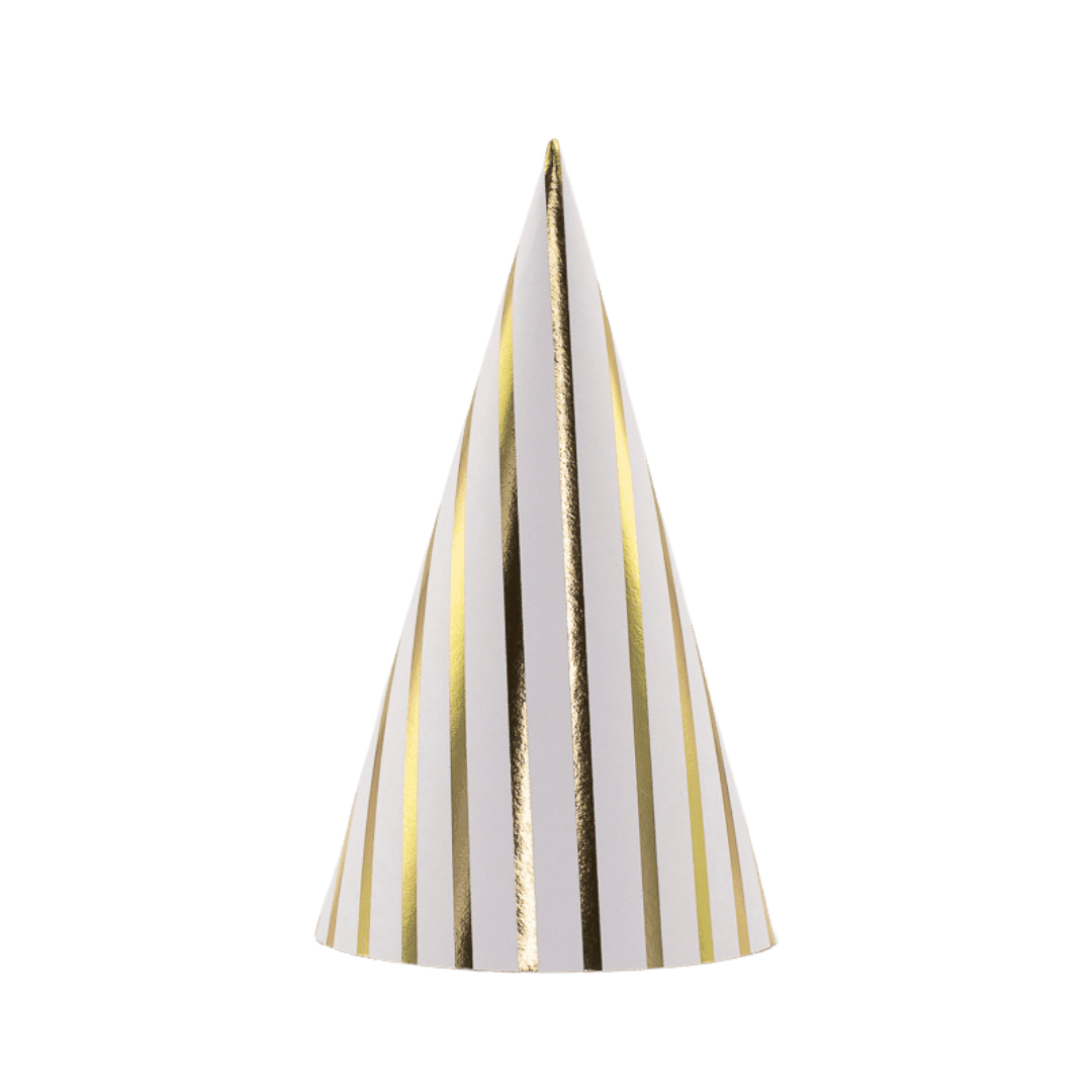 - Chapeu Tradicional - 5 unidades - Listras Dourada