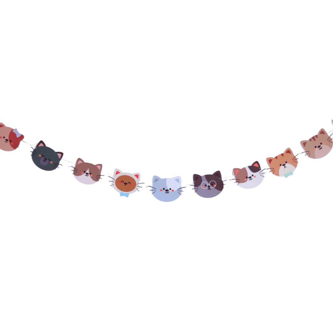 - Bandeirola Elementos - Gatinhos