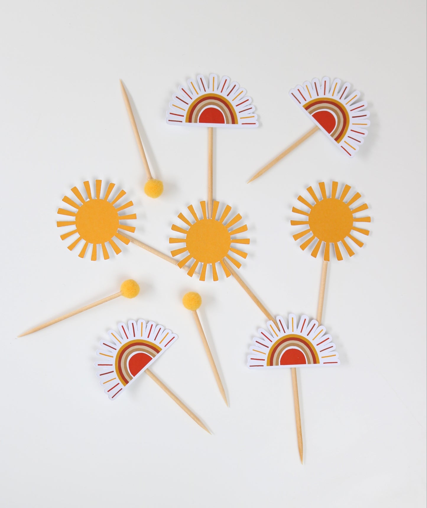 - Topinhos para Doces - 10 unidades - Raio de Sol
