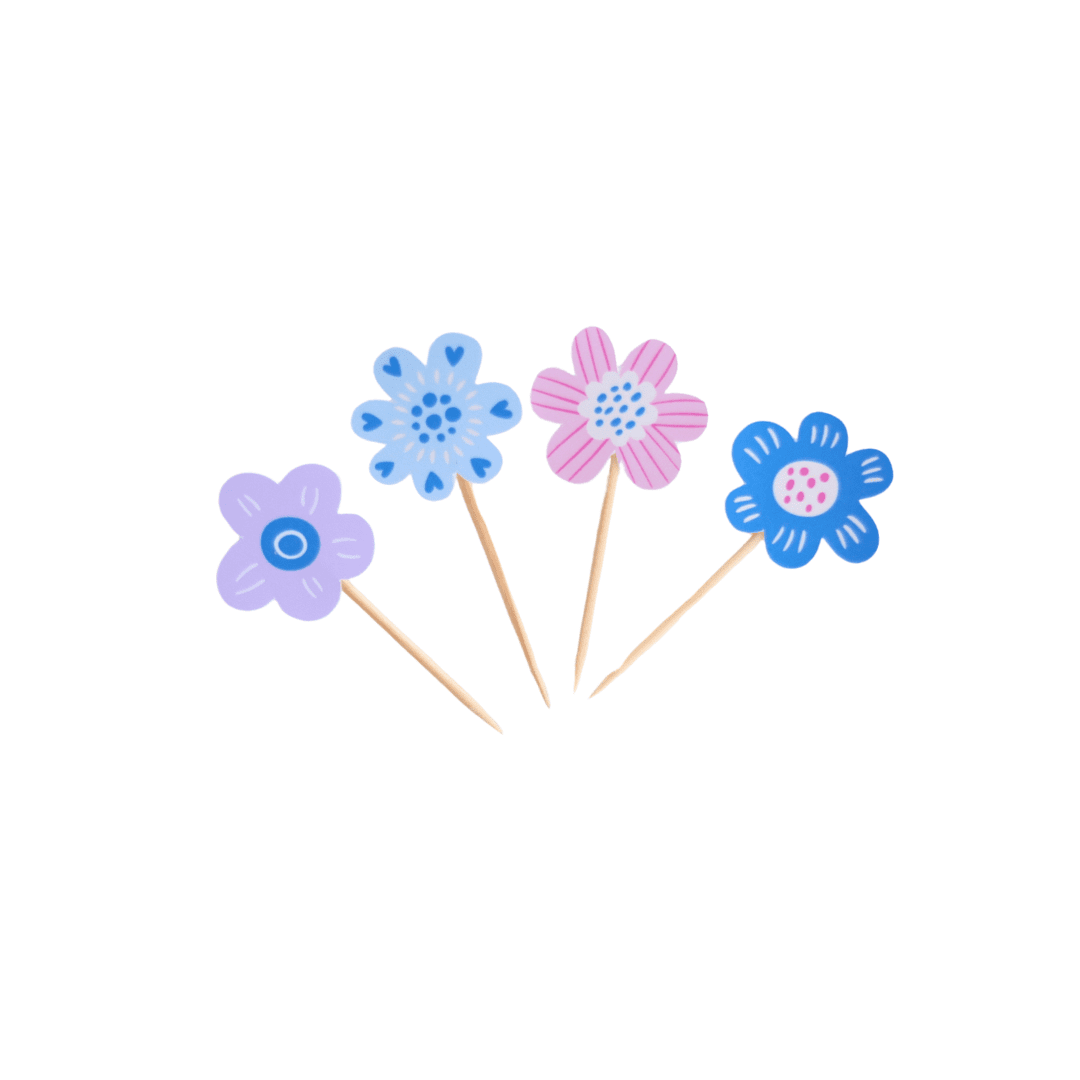 - Topinhos para Doces - 10 unidades - Flores