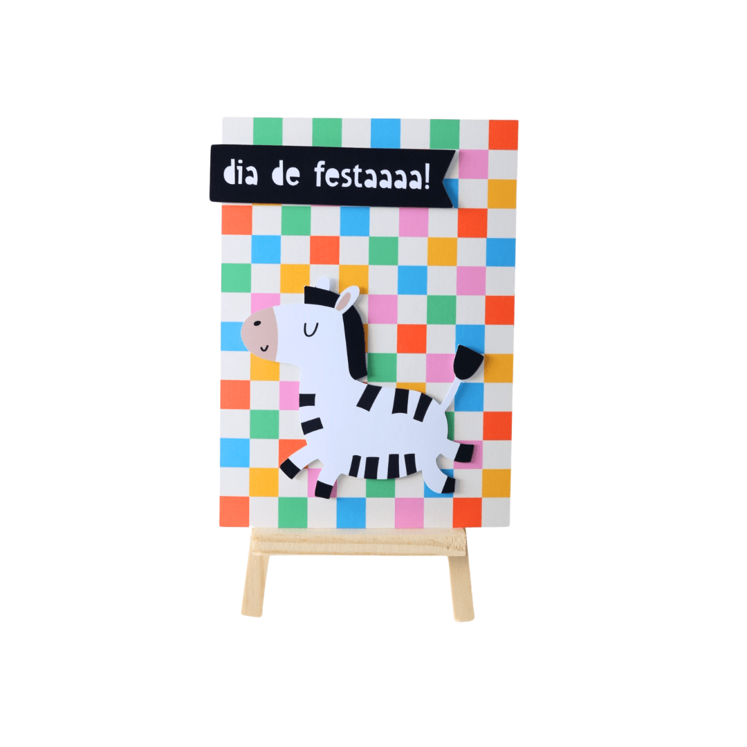 Quadrinho de Mesa - Zebra