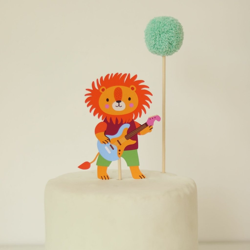 Topo de Bolo - Animais Musicais