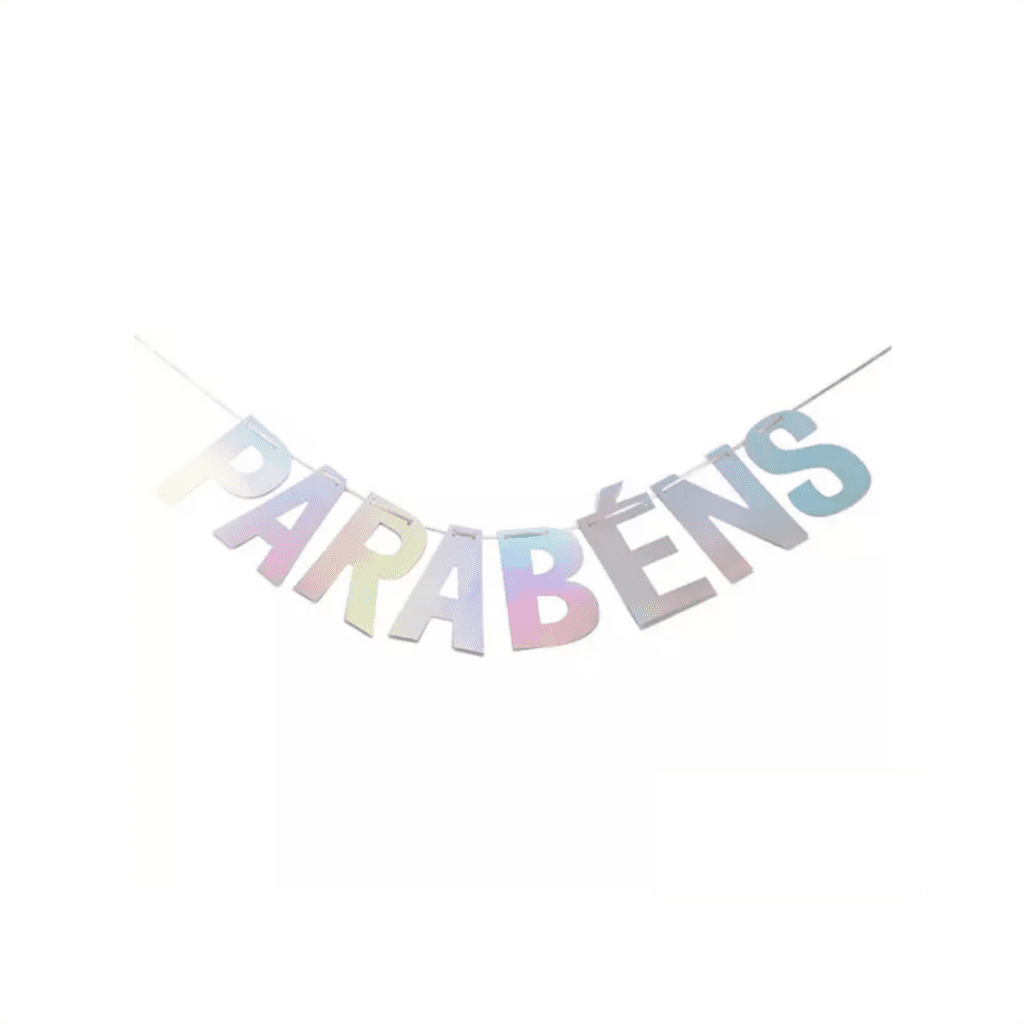 Bandeirola Parabéns - FurtaCor