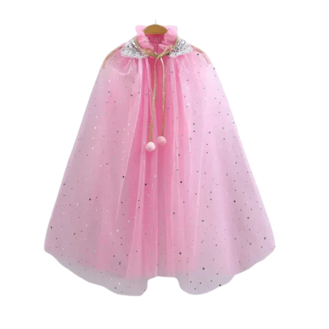 Capa De Organza Princesa Rosa - 1 unidade