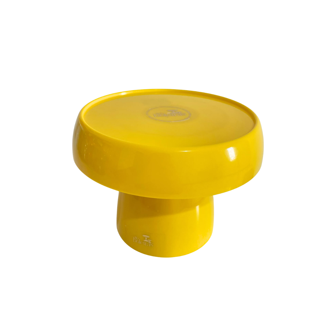 Boleira Cogumelo 17cm - Amarelo