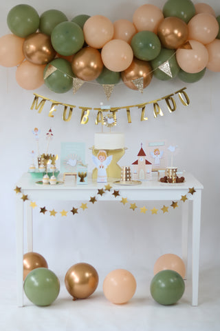 Decoração de festa tema Batizado montada