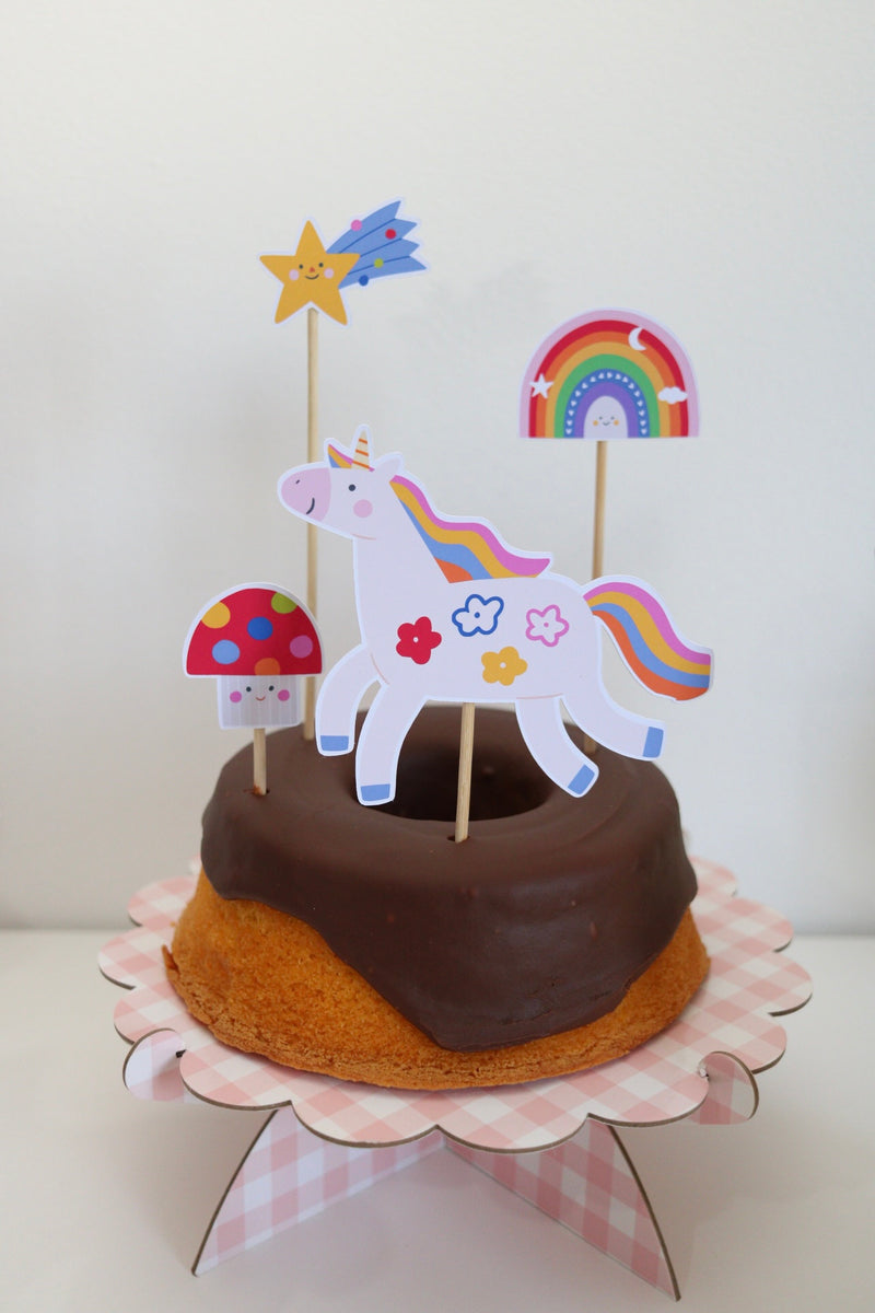 Decoração de festa tema Meu Pequeno Mundo montada