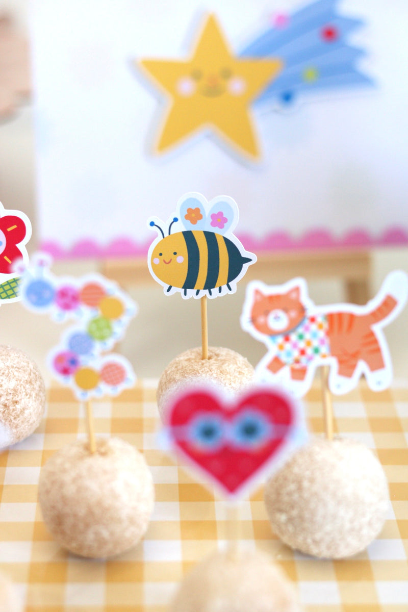 Decoração de festa tema Meu Pequeno Mundo montada