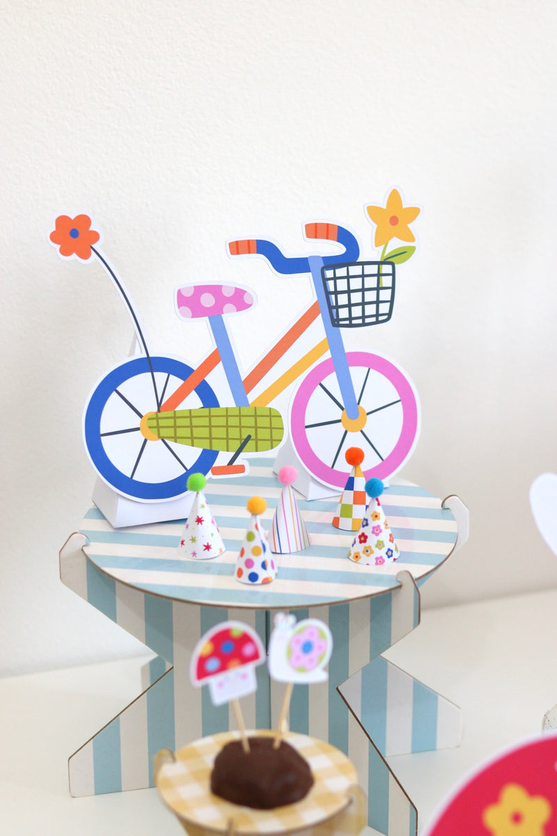 Decoração de festa tema Meu Pequeno Mundo montada