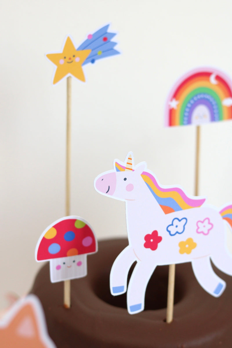 Decoração de festa tema Meu Pequeno Mundo montada