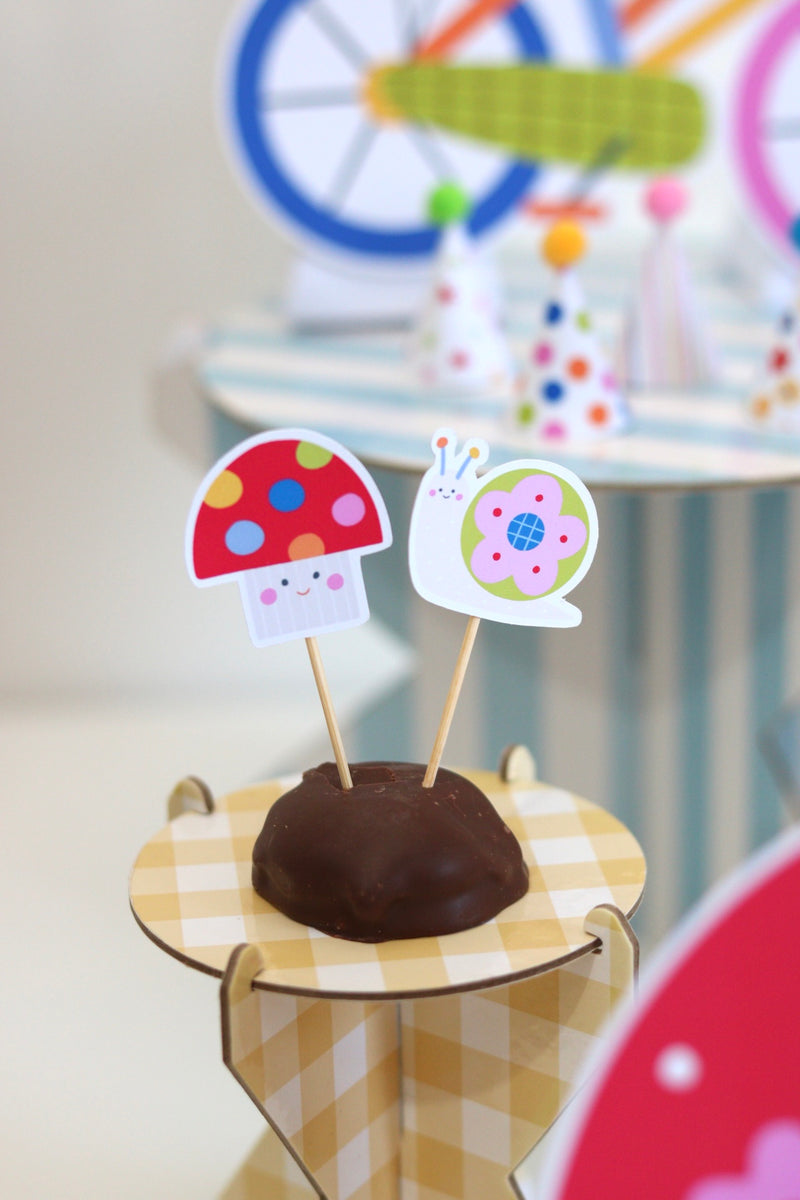 Decoração de festa tema Meu Pequeno Mundo montada