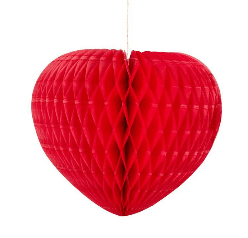 Globo Coração Vermelho