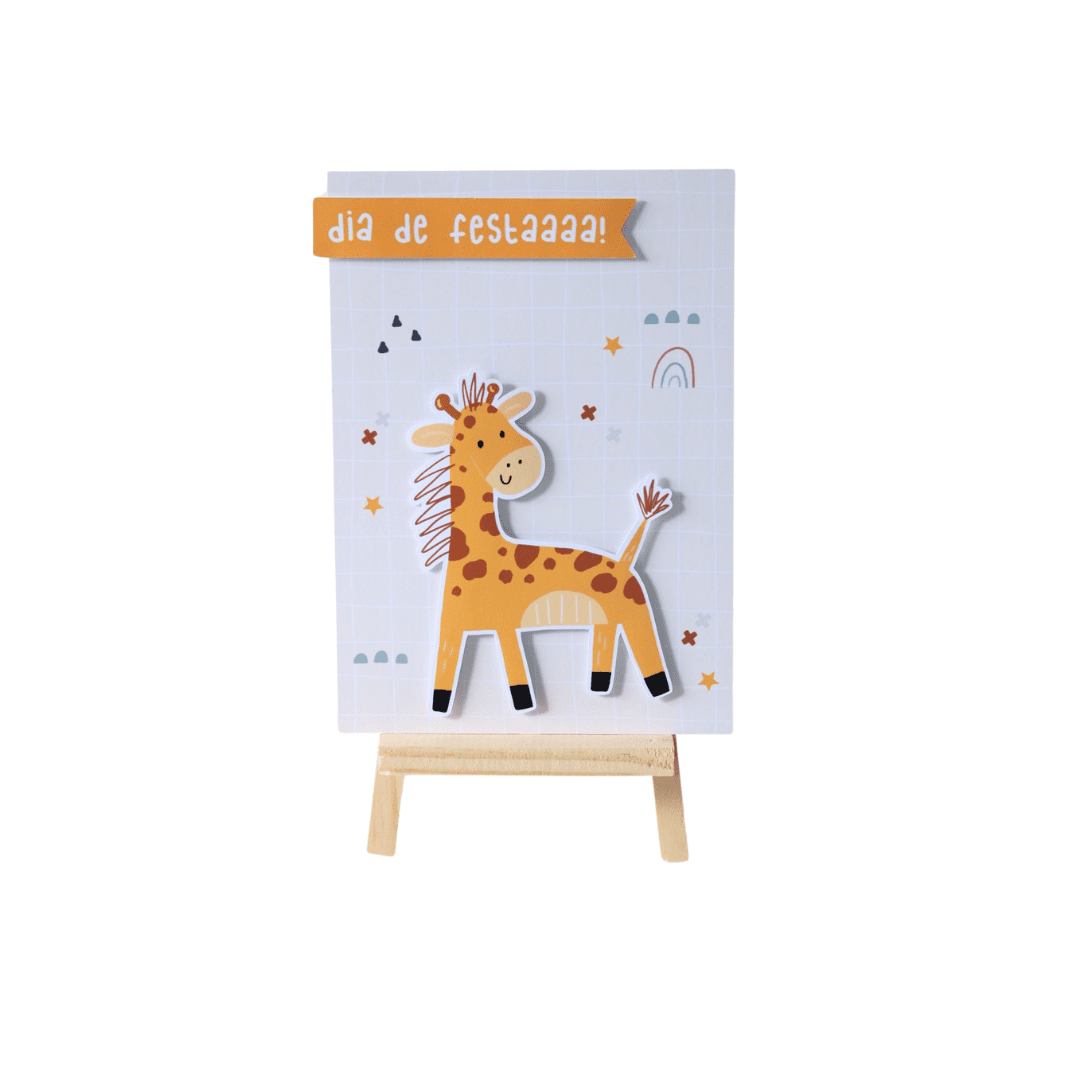 Quadrinho de Mesa - Girafa