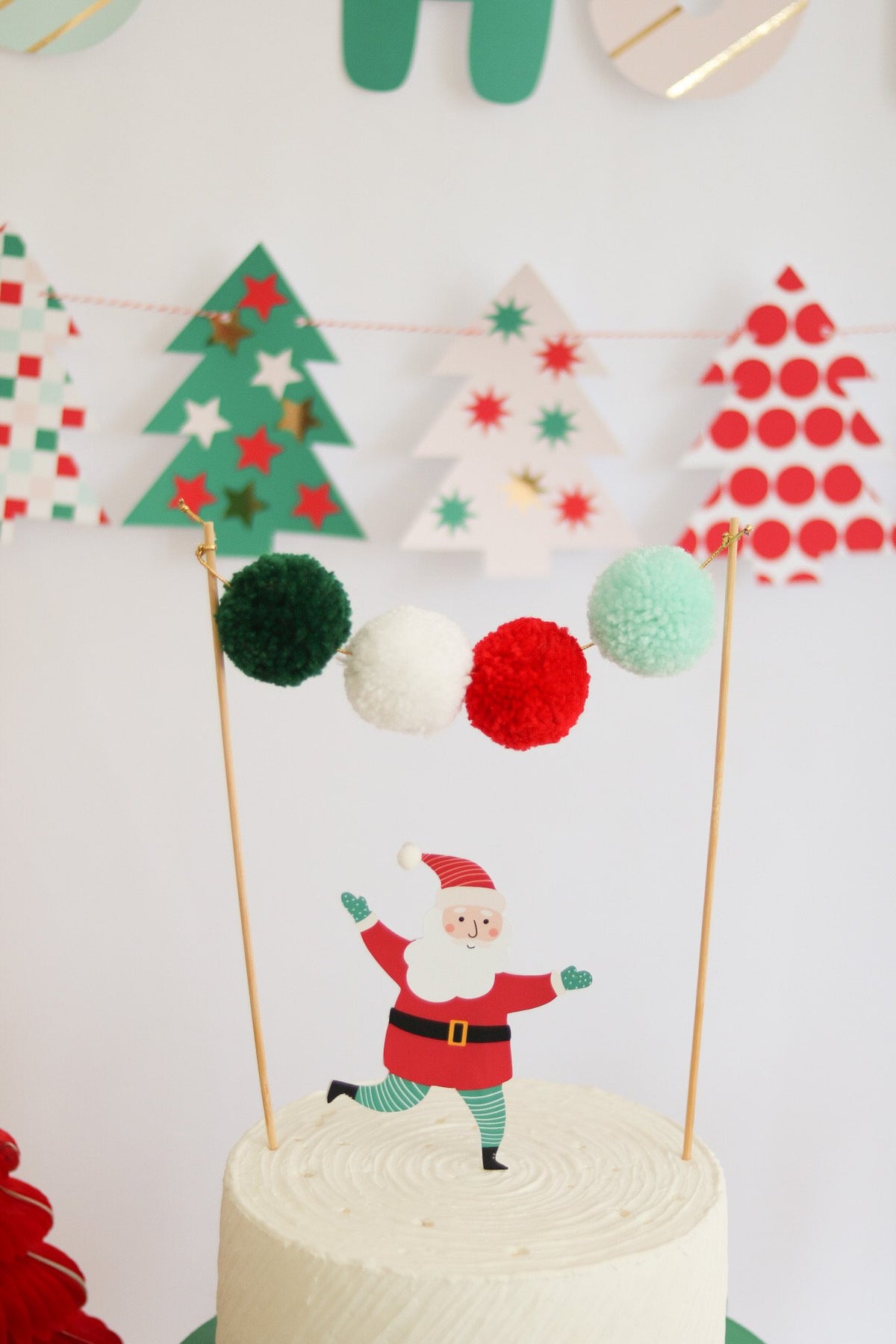 - Topo de Bolo - Natal Tradicional Modelo 2