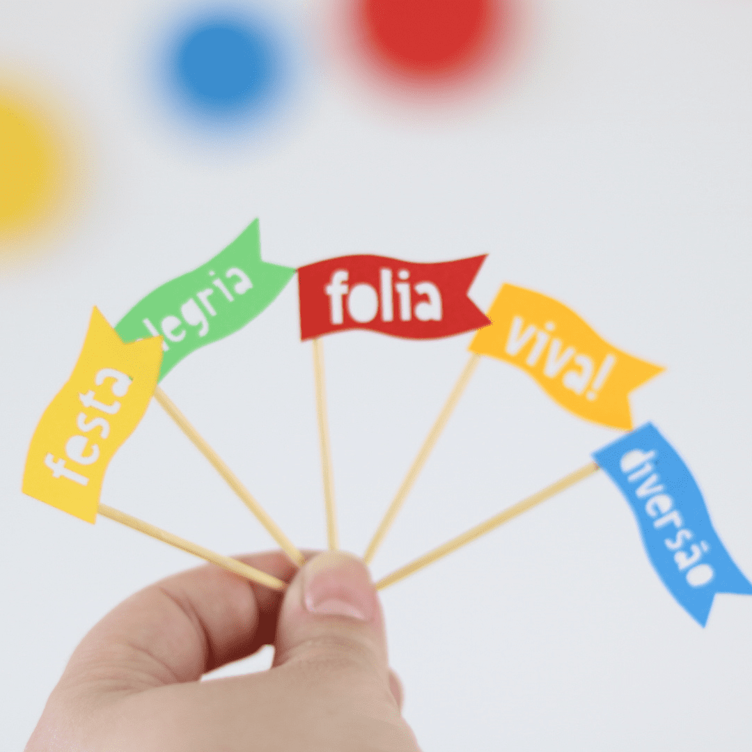 - Topinhos para Doces - 10 unidades - Frases Vazadas