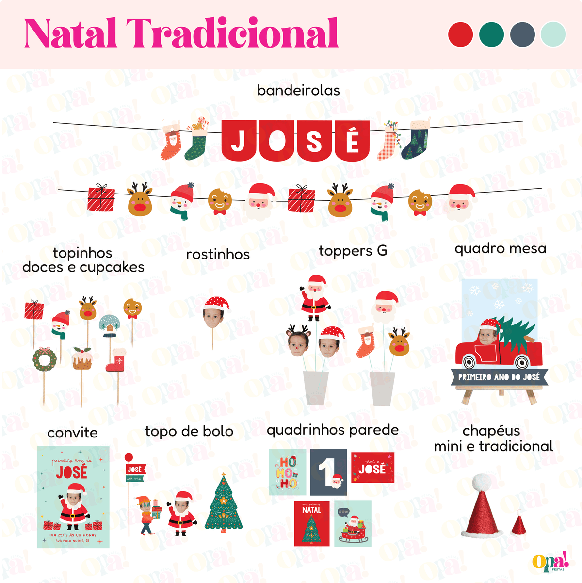 Natal Tradicional - PERSONALIZADA