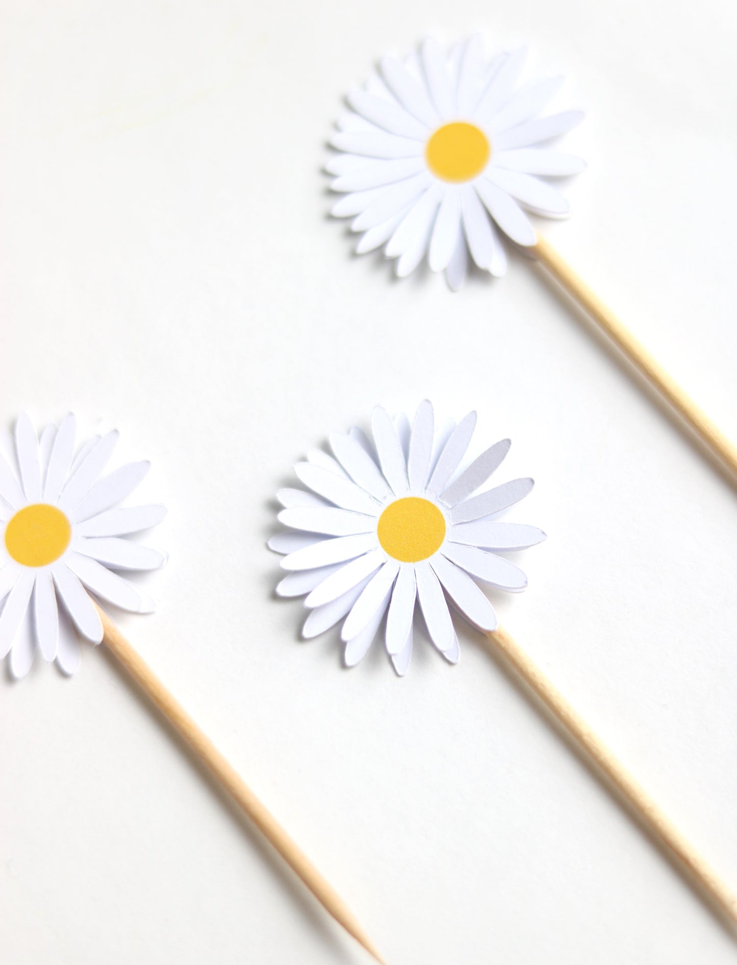 - Topinhos para Doces - 10 unidades - Margaridas