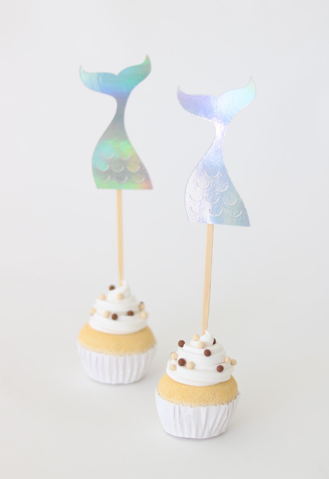 - Topos para Cupcake - Sereia