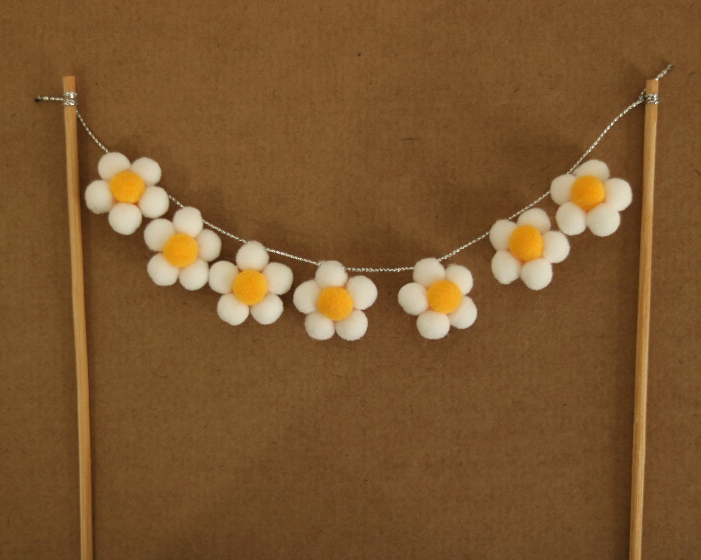 - Topo de Bolo - Margaridas