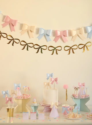 Decoração de festa tema Laços montada