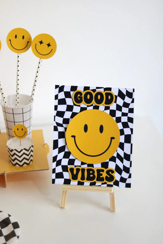 Decoração de festa tema Sorrisos montada