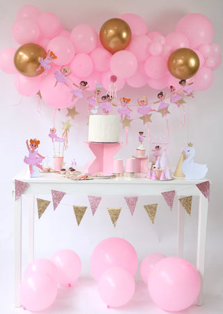 Decoração de festa tema Bailarina montada