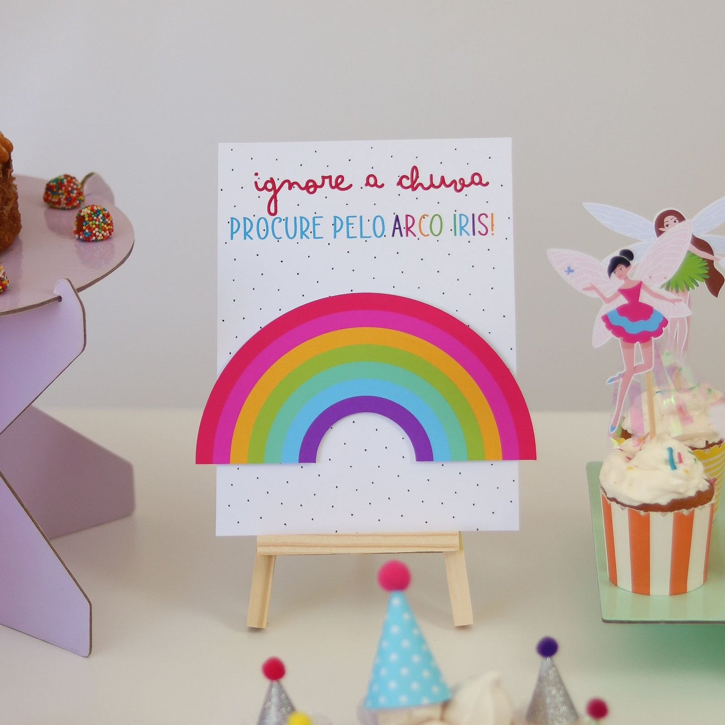 - Quadrinho de Mesa - Arco Iris