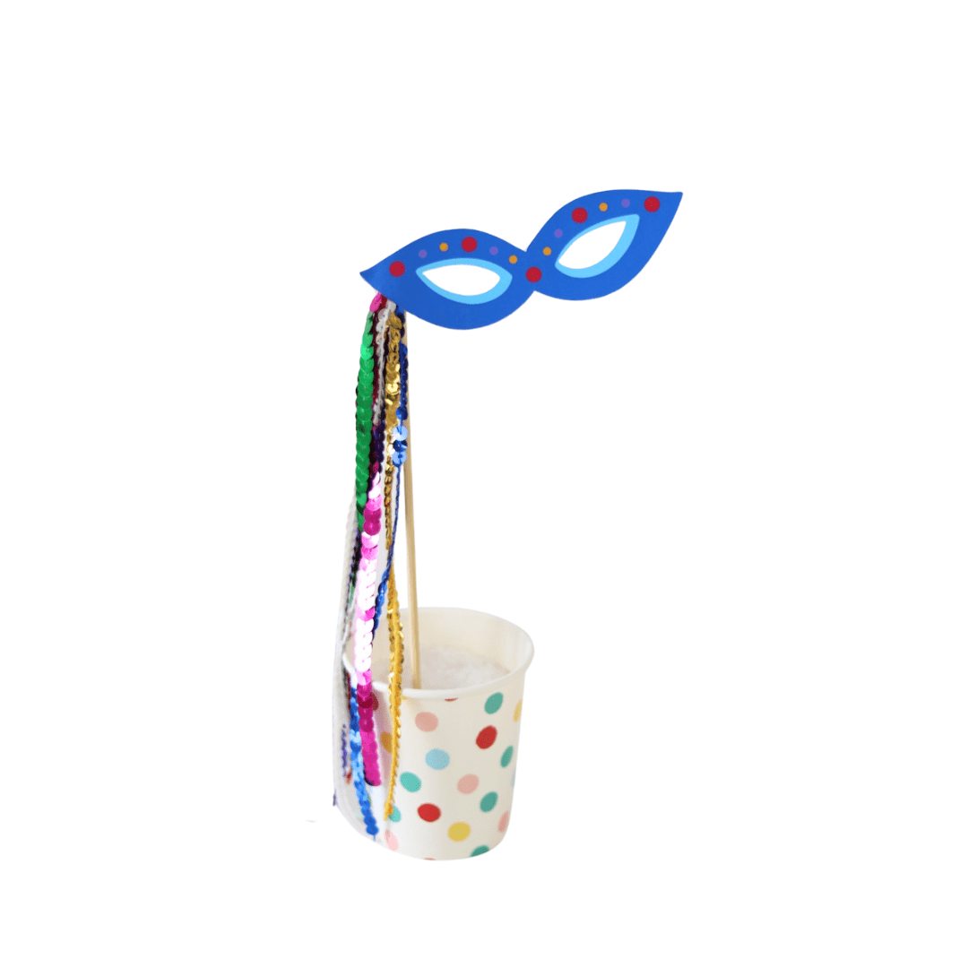 - Toppers G - Mascara Azul - Carnaval