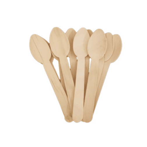 Colher Madeira com 10 unidades - Liso Natural 16 cm